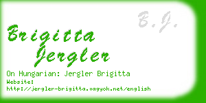 brigitta jergler business card
